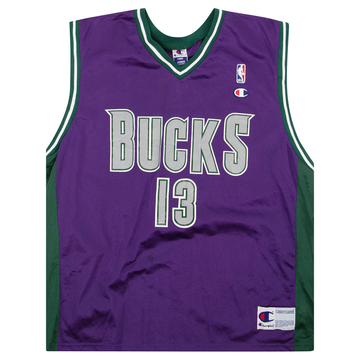 2001-02 Milwaukee Bucks Robinson #13 Champion Jersey (Away) L