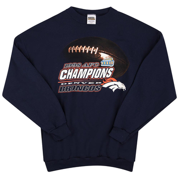 1998 Denver Broncos AFC Champions Sweat Top XL