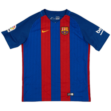 2016-17 Barcelona Home Shirt - 9/10 - (XL.Boys)