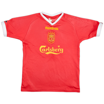 2001-03 Liverpool CL Shirt - 7/10 - (XL.Boys)