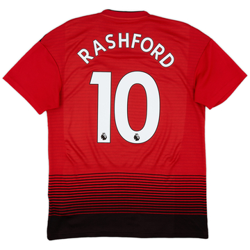 2018-19 Manchester United Home Shirt Rashford #10 - 6/10 - (M)