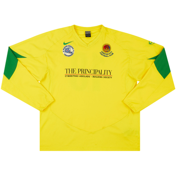 2004 Chester City Match Worn 'Wayne Brown Testimonial' Away L/S Shirt #18