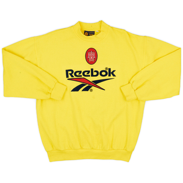 1996-98 Liverpool Reebok Sweat Top - 7/10 - (S)