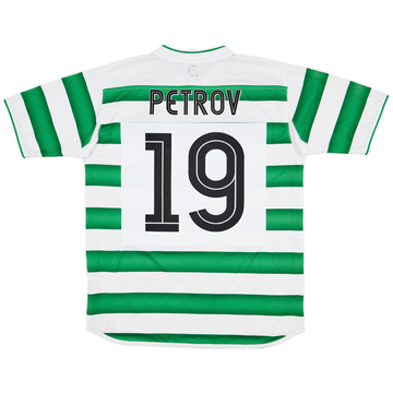 2003-04 Celtic Home Shirt Petrov #19 - 8/10 - (M)