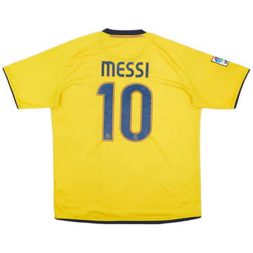 2008-10 Barcelona Away Shirt Messi #10 - 5/10 - (XL)