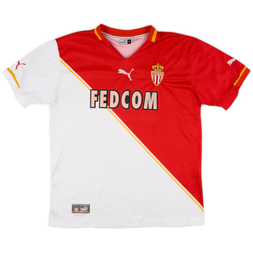 2001-02 Monaco Home Shirt - 5/10 - (XL)