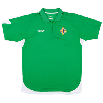 2006-08 Northern Ireland Umbro 1/4 Zip Training Shirt - 8/10 - (M)
