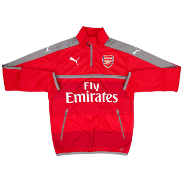 2016-17 Arsenal Puma 1/4 Zip Drill Top - 8/10 - (S)