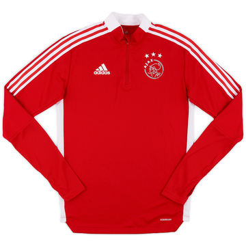 2021-22 Ajax adidas 1/4 Zip Training Top - 9/10 - (S)