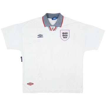 1993-95 England Home Shirt - 5/10 - (XL)