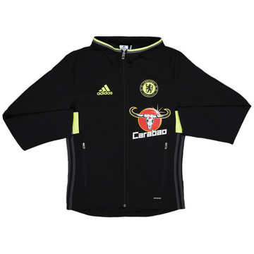 2016-17 Chelsea adidas Hooded Track Jacket - 10/10 - (XS)