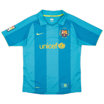 2007-09 Barcelona Away Shirt - 9/10 - (XL.Boys)