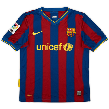 2009-10 Barcelona Home Shirt - 8/10 - (M.Boys)