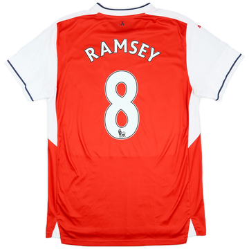 2016-17 Arsenal Home Shirt Ramsey #8ES
