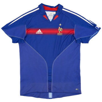 2004-06 France Home Shirt - 9/10 - (XL.Boys)