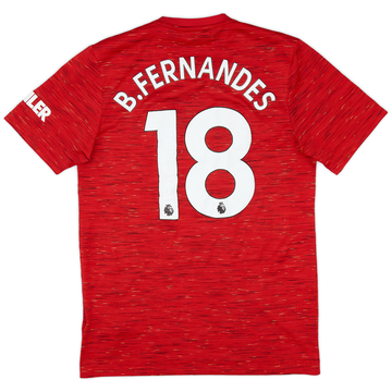 2020-21 Manchester United Home Shirt B.Fernandes #18 - 5/10 - (M)