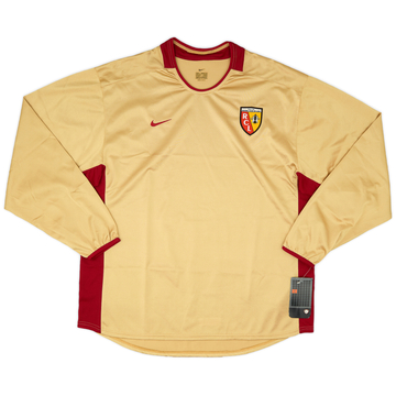 2002-03 Lens Player Issue Home L/S Shirt (L)