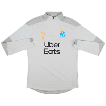 2019-20 Olympique Marseille Staff Issue Puma 1/4 Zip Drill Top SD - 8/10 - (L)