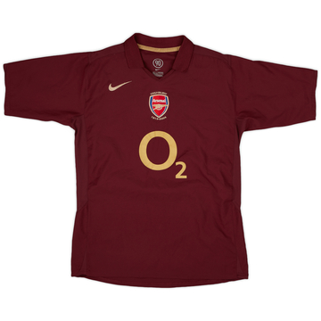 2005-06 Arsenal Home Shirt - 8/10 - (XL.Boys)