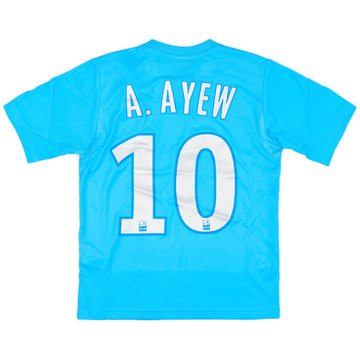 2013-14 Olympique Marseille Third Shirt A. Ayew #10 (7-8 Years)