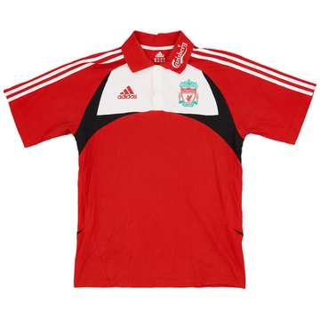 2007-08 Liverpool adidas Polo Shirt - 7/10 - (M)