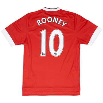 2015-16 Manchester United Home Shirt Rooney #10 (S)