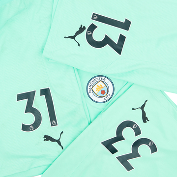 2020-21 Manchester City Player Issue GK Away Shorts # - 7/10 - (L)