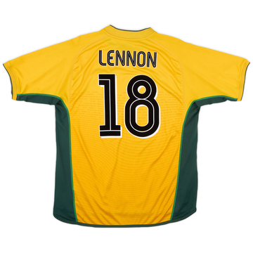 2002-03 Celtic Away Shirt Lennon #18 - 7/10 - (XL)