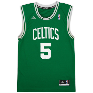 2010-13 Boston Celtics Garnett #5 adidas Away Jersey - 7/10 - (S)