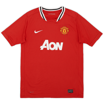 2011-12 Manchester United Home Shirt - 8/10 - (XL.Boys)