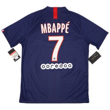 2019-20 Paris Saint-Germain Home Shirt Mbappe #7 (L)