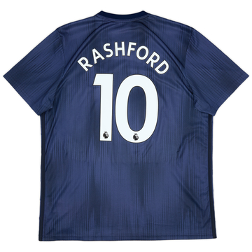 2018-19 Manchester United Third Shirt Rashford #10 - 7/10 - (XL)