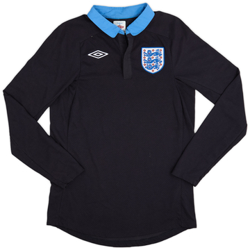 2011-12 England Away L/S Shirt - 9/10 - (S)