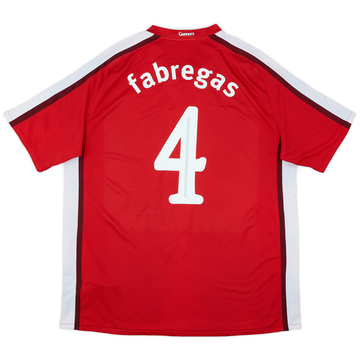 2008-10 Arsenal Home Shirt Fabregas #4 - 7/10 - (XXL)