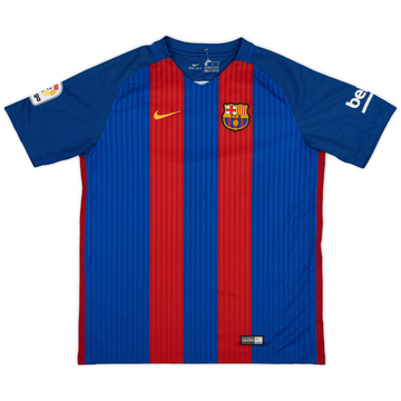 2016-17 Barcelona Home Shirt - 9/10 - (XL.Boys)