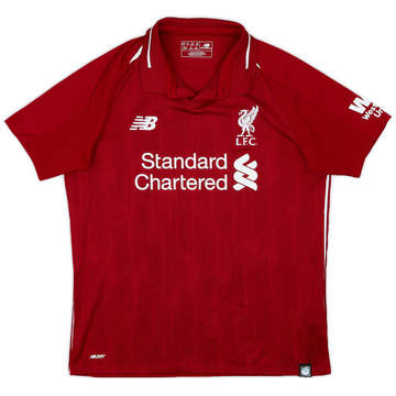 2018-19 Liverpool Home Shirt - 9/10 - (XL.Boys)