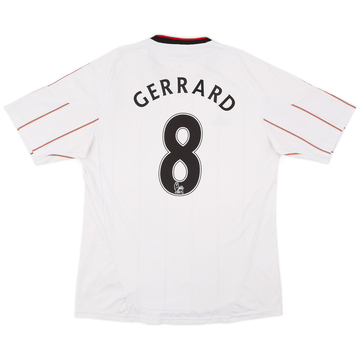 2010-11 Liverpool Away Shirt Gerrard #8 - 6/10 - (L)