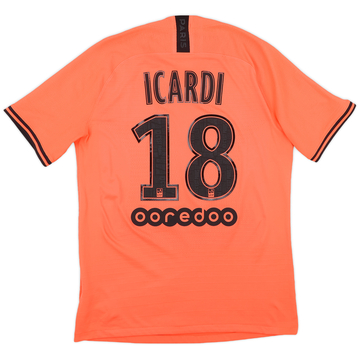 2019-20 Paris Saint-Germain Authentic Away Shirt Icardi #18 - 7/10 - (M)