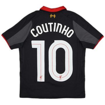 2014-15 Liverpool Third Shirt Coutinho #10 - 7/10 - (S.Boys)