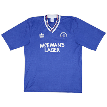 1990-92 Rangers Home Shirt - 8/10 - (L)