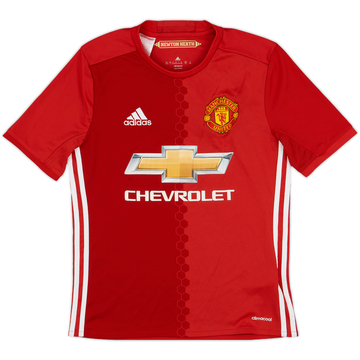 2016-17 Manchester United Home Shirt - 9/10 - (L.Boys)