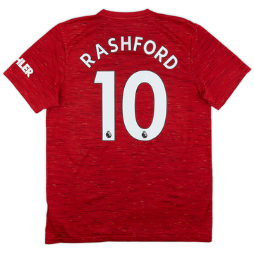 2020-21 Manchester United Home Shirt Rashford #10 - 5/10 - (L)