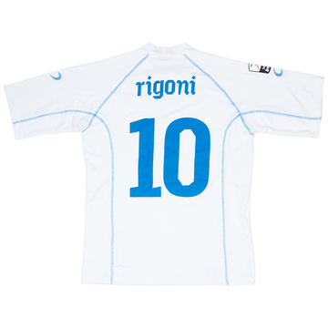 2010-11 Novara Match Issue Away Shirt Rigoni #10