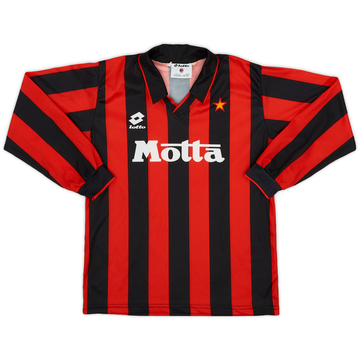 1993-94 AC Milan Home Shirt - 8/10 - (XXXL.Boys)
