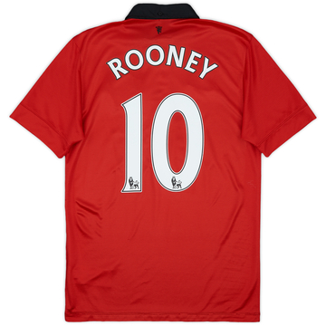 2013-14 Manchester United Home Shirt Rooney #10 - 6/10 - (S)