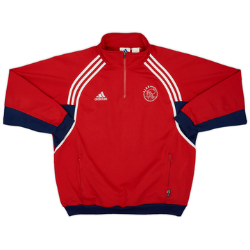 2000-01 Ajax adidas 1/4 Zip Sweat Top - 8/10 - (XL)