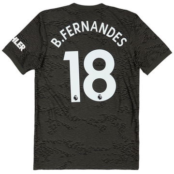 2020-21 Manchester United Away Shirt B.Fernandes #18 - 9/10 - (S)