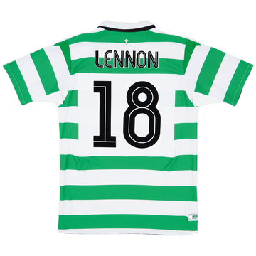 2004-05 Celtic Home Shirt Lennon #18 - 8/10 - (M)