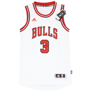 2016-17 Chicago Bulls Wade #3 adidas Swingman Home Jersey (XXS)