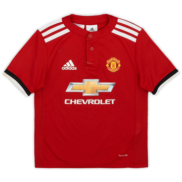 2017-18 Manchester United Home Shirt - 8/10 - (5-6 Years)